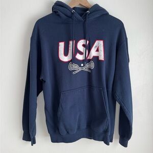 USA Lacrosse Navy Hoodie